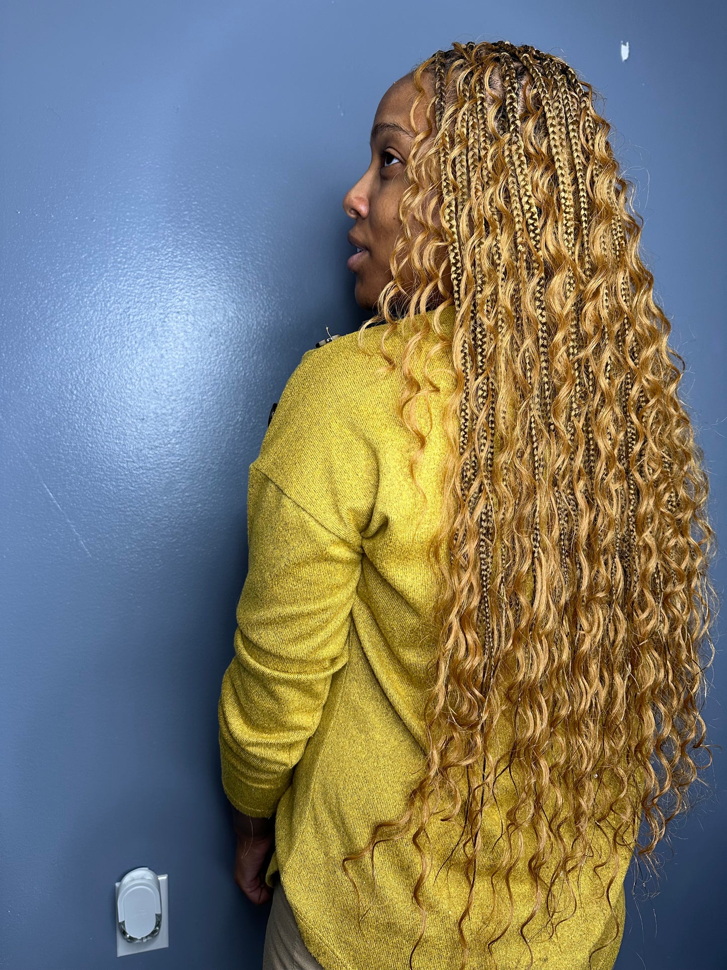 Small boho Knotless braids